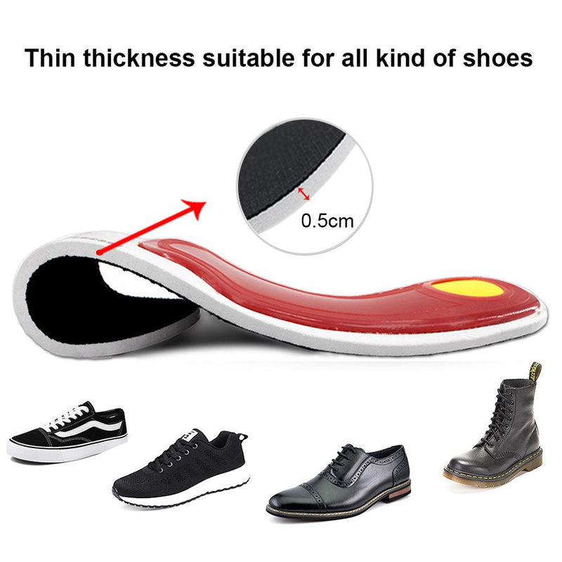 [Australia] - Ailaka High Arch Support Shoe Insoles Inserts for Flat Feet - Orthotic Insoles High Arch for Men Women Arch Pain, Plantar Fasciitis Relief Insoles 9-12 M US Women/7.5-10.5 M US Men 