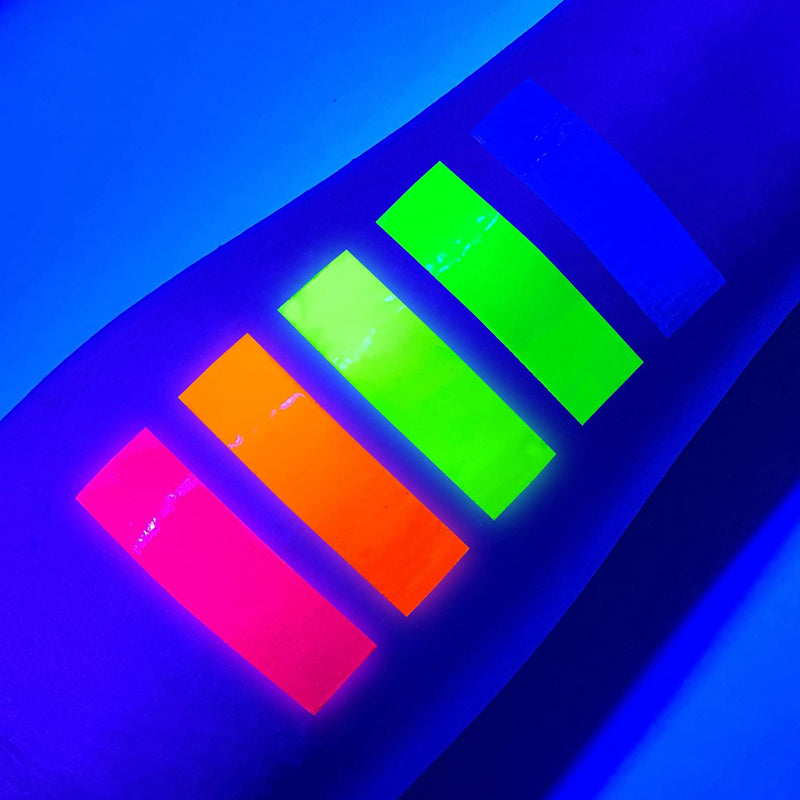 [Australia] - UV Glow Blacklight Neon Face and Body Paint - 0.34oz Set of 5 tubes - Fluorescent 