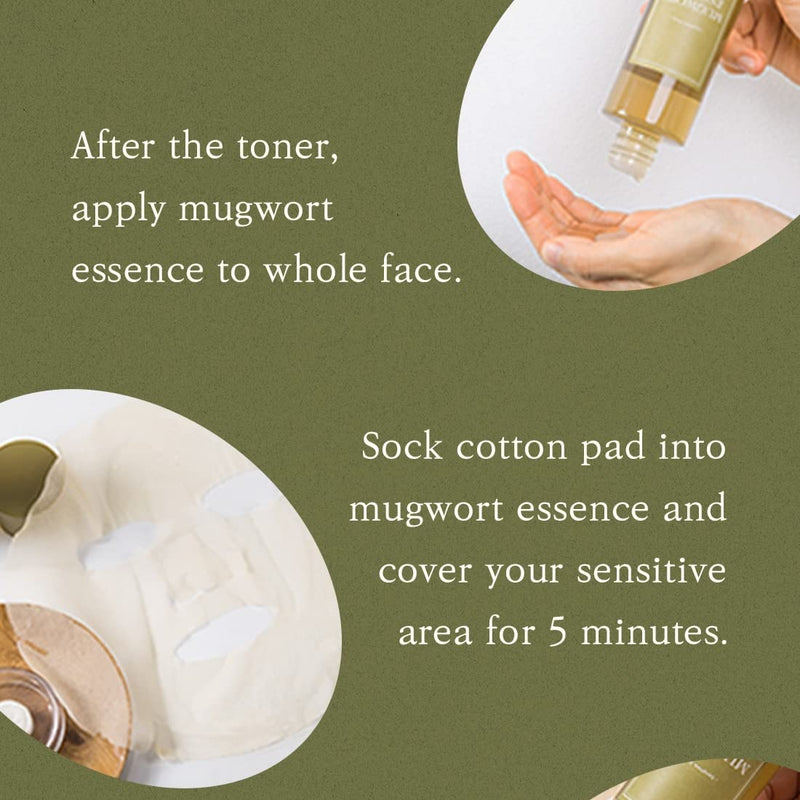 [Australia] - [I'm From] Mugwort Essence 5.4 Fl Oz | 100% Vegan Mugwort Extract - Soothe Sensitive and Irritated Skin, Redness Relief, Refreshing, Hydrating toner | All Skin Types, PETA approved 