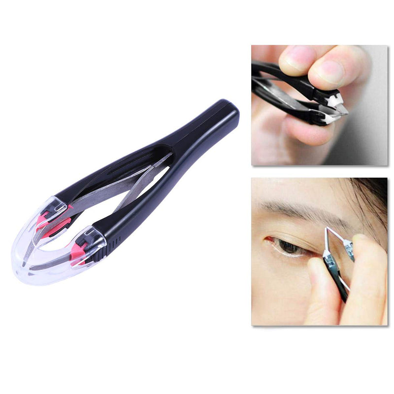 [Australia] - Frcolor Eyebrow Tweezers Automatic Retractable for Facial Eyebrow Removal (Color Random) 