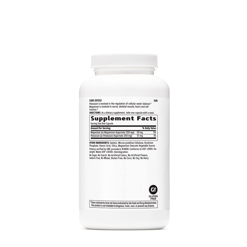 [Australia] - GNC Potassium & Magnesium Aspartate - 240 Capsules 