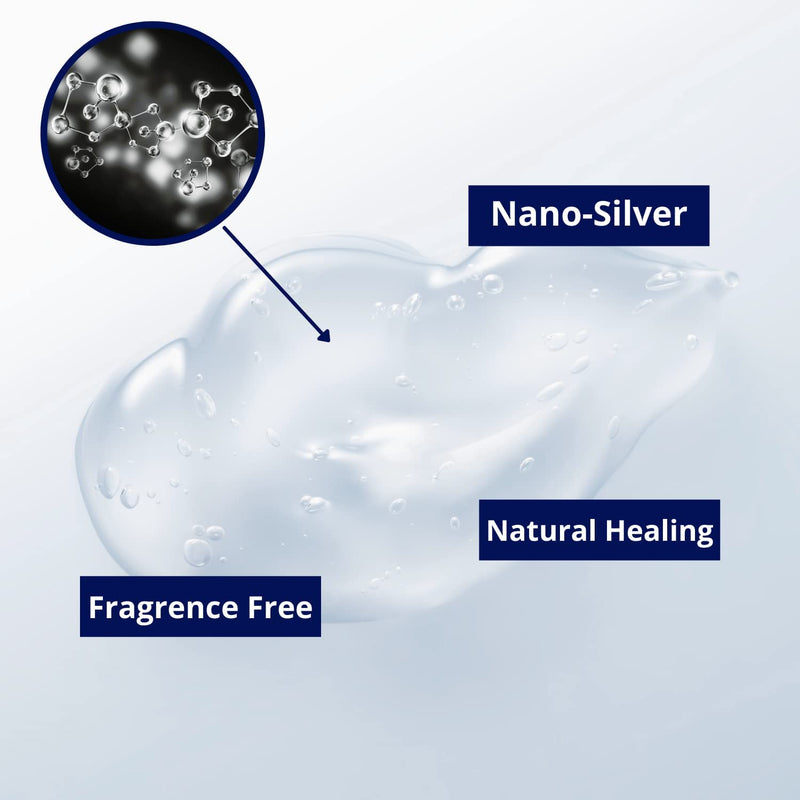 [Australia] - Optivida Health Nano-Silver Infused Hydrogel 2Pk , Topical Healing | Fast Quick Natural Healing For Scars, Wounds, Rashes, Soothe Skin Irritations, Advanced Cellular Silver Unscented (2PK 8 Oz.) 4 Fl Oz (Pack of 2) 