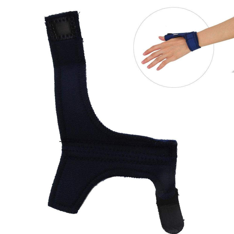 [Australia] - Weohoviy Thumb Brace, Trigger Finger Splint for Kids, Support Brace Straightening Broken Fingers, Injuries, Arthritis, Finger(XS), blue, X-Small 