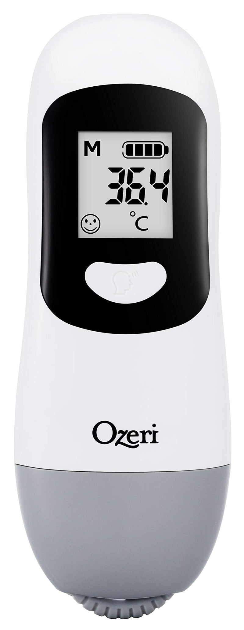 [Australia] - Ozeri Kinetic Non-Contact Forehead Thermometer with Battery-Free Infrared Technology White 