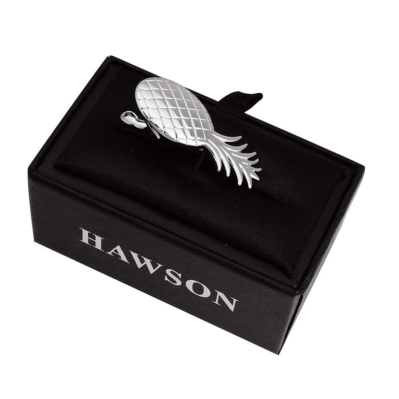 [Australia] - HAWSON 1.5 inch Tie Clip for Men-Novelty Style Necktie Bar Clip,Tie Pin,Special Interesting Gift for Men Pineapple 