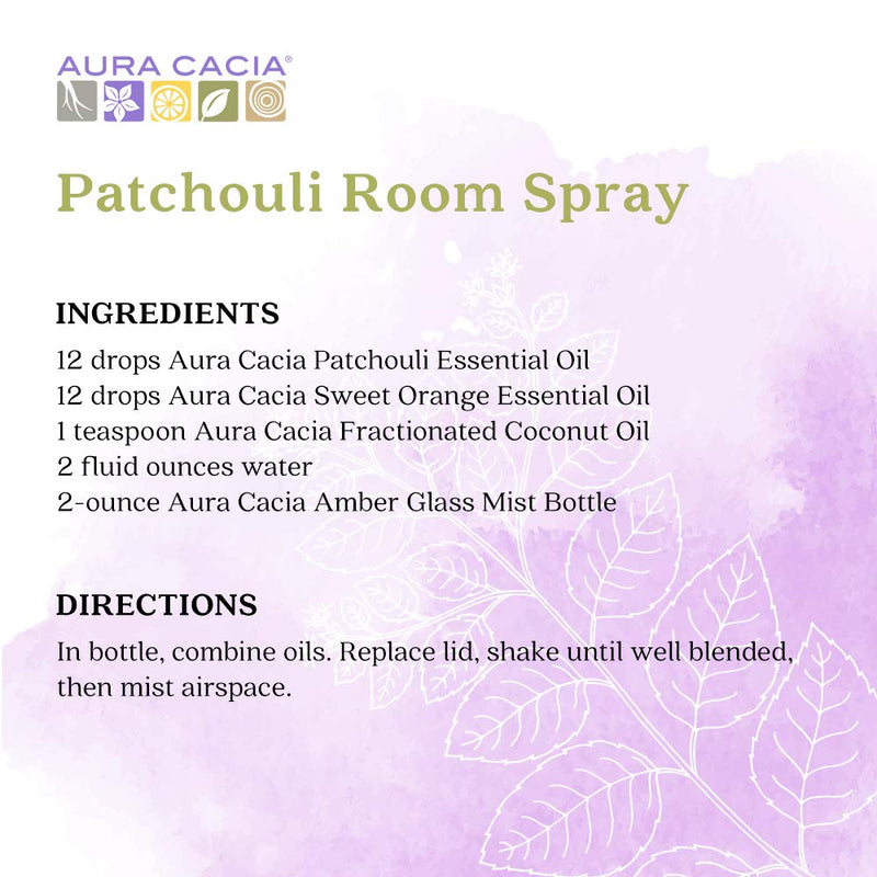 [Australia] - Aura Cacia 100% Dark Patchouli Essential Oil | GC/MS Tested for Purity | 15 ml (0.5 fl. oz.) | Pogostemon cablin 