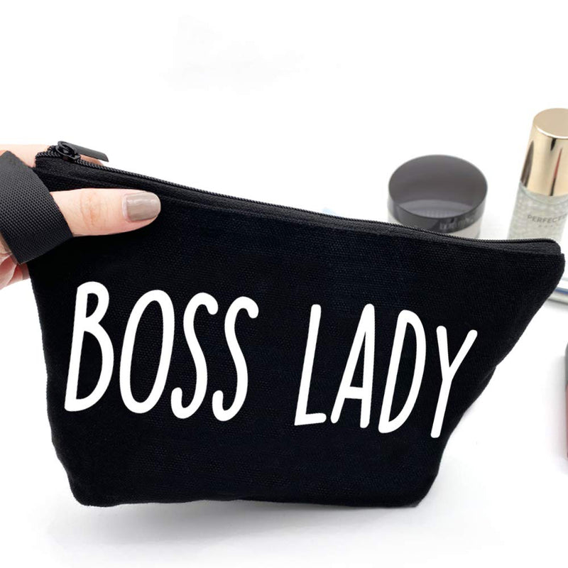 [Australia] - HomeLove Inc. Funny Boss Lady Makeup Cosmetic Pouch Bag Purse Gifts for Friends Sister Friend Daughter Women Anniversary Christmas 