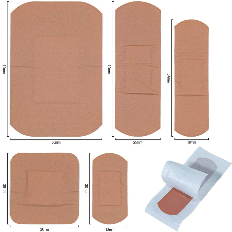 [Australia] - Safety First Aid Group HypaPlast Pink Washproof, Assorted (100) Sterile Hypoallergenic Assorted (100) 