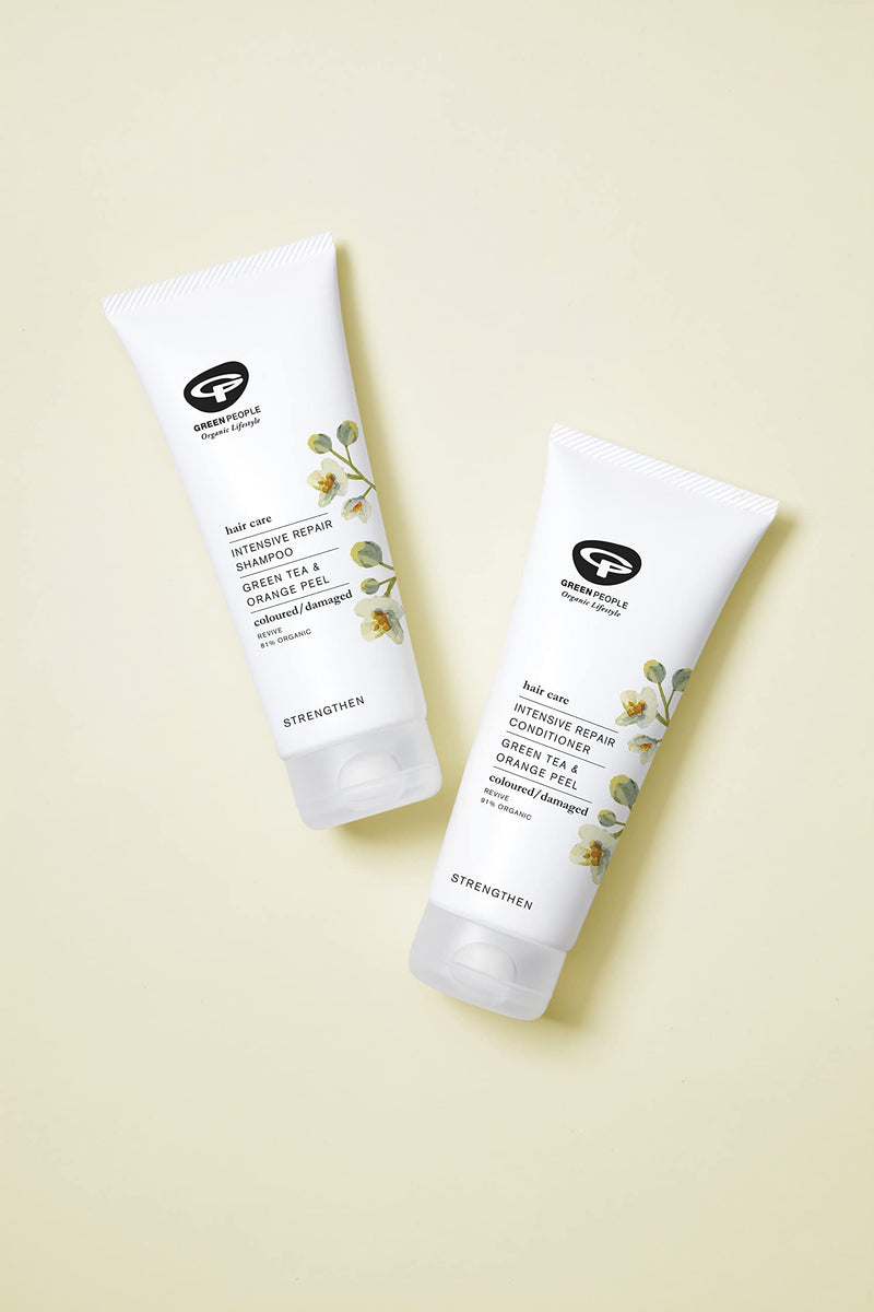 [Australia] - Green People Intensive Repair Conditioner 200ml | Natural & Organic Hair Conditioner | Strengthening Conditioner for Coloured or Dry Hair | Silicone Free Hair Care | Cruelty Free & Vegan 