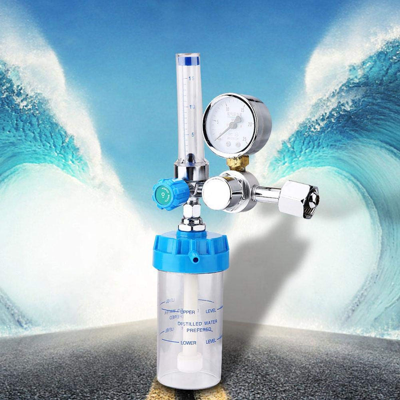 [Australia] - Pressure Reducer, YH.YX11A Buoy Type Gas Inhaler Meter, Pressure Reducing Valve Regulator G5 / 8 BSPP, 0 ~ 10L / min, 0.2Mpa Output Pressure 