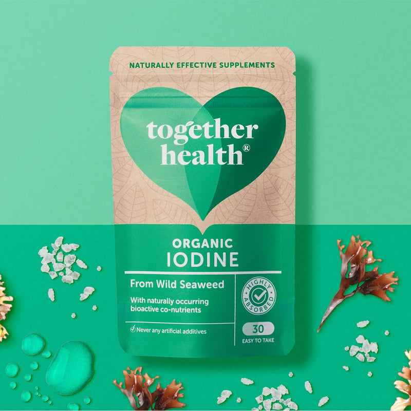 [Australia] - Organic Seaweed Iodine Supplement � Together Health � from Organic Seaweed � Natural Source of Iodine � Vegan Friendly � Made in The UK � 30 Vegecaps 30 Count (Pack of 1) 