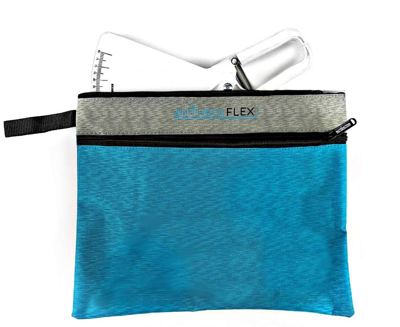 [Australia] - Slim Guide Skinfold Caliper AnthroFlex Kit with BMI Tape Measure, AnthroMetrix Software, Bag and Multilingual Instruction Manual - 1.0 mm Precision (White) 