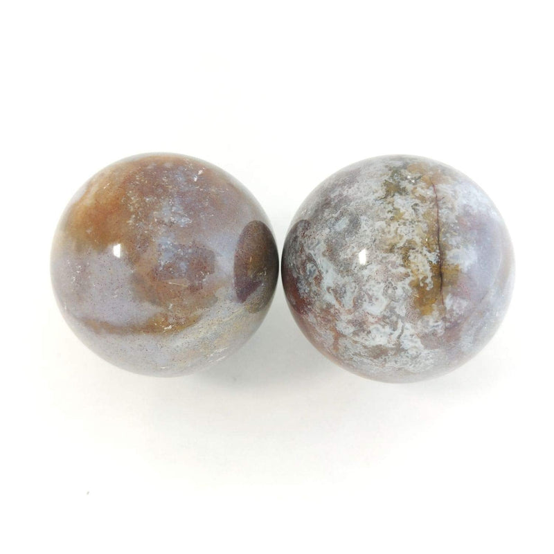 [Australia] - Top Chi Fancy Jasper Baoding Balls for Hand Therapy, Exercise, and Stress Relief (Medium 1.6 Inch) Medium 1.6 Inch 
