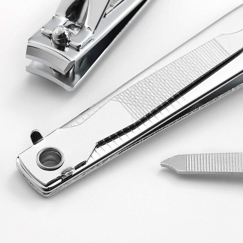 [Australia] - Nail Clippers - Built in Nail Files Heavy Duty Stainless Steel, Suitable for Thick Fingernail Toenail Clippers Cutter for Men and Women 