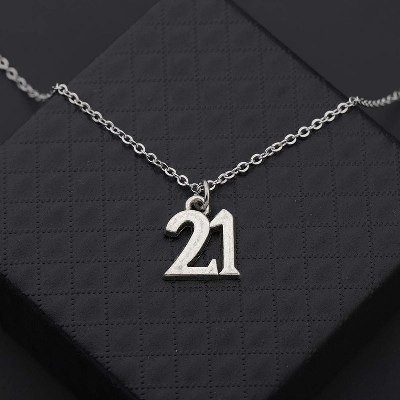 [Australia] - CHOORO Birthday Gifts for Her Birthday Necklace Number Necklace for Birthday 13th 16th 21st Gift 21st necklace 