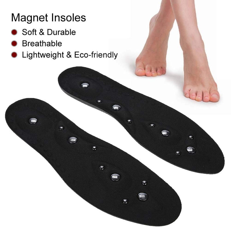 [Australia] - Massaging Insole,Acupressure Magnet Massage Foot Insole,Anti-Fatigue Foot Pain Insole Helps Burn Fat, Support Washable and Cutable(M39-43) M39-43 