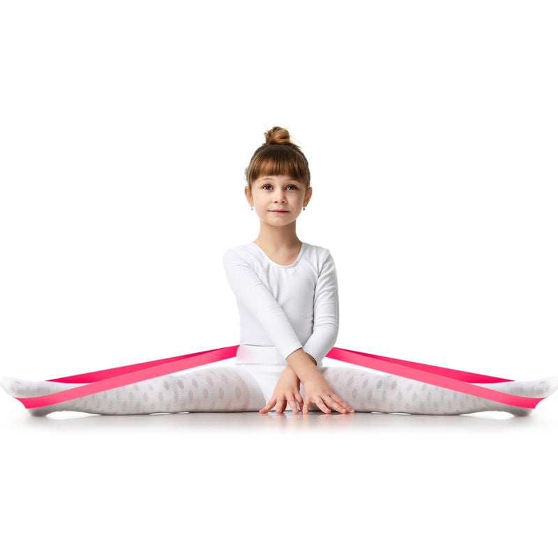 [Australia] - CampTeck Elastic Stretch Band for Ballet, Dance, Yoga, Aerobics, Workout, Pilates, Flexibility etc. – Multi Sizes & Colours Small (150cm / 59") Pink 