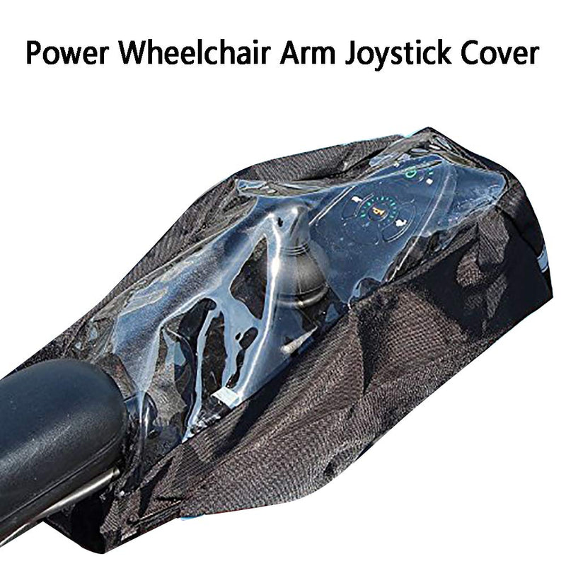 [Australia] - JJSCHMRC Waterproof Power Wheelchair Arm Joystick Cover, Oxford Cover for Powerchair Wheelchair,Durable Electric Wheelchair Control Protector Cover 25*15cm 