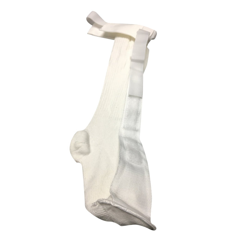 [Australia] - Night Sock, Plantar Fasciitis, Achilles Tendonitis, Step Arch Tight Calf Muscle Support, White, Small 