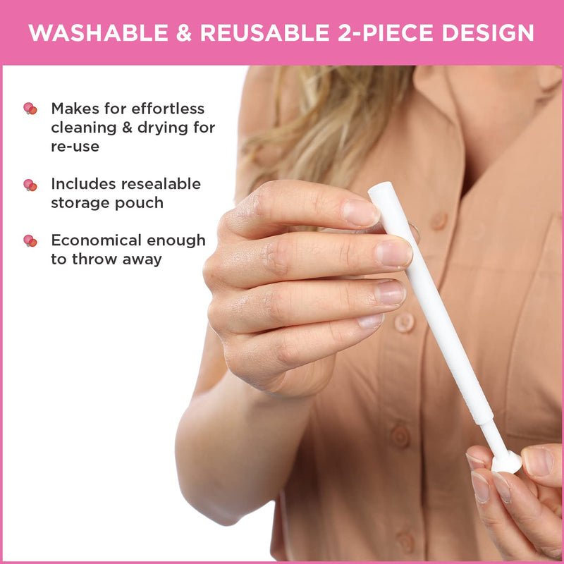 [Australia] - BoriCap Boric Acid Vaginal Suppository Applicators, 7 Applicators - Hygienic Solution for Easy Glide Applicator Insertion - Washable and Reusable 
