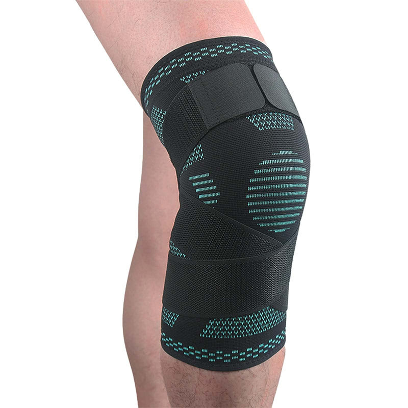 [Australia] - TOOWOOT Knee Brace Compression Knee Sleeve with Strap for Arthritis Pain and Support, Running, Basketball, MCL, Jogging for Men and Women Medium 