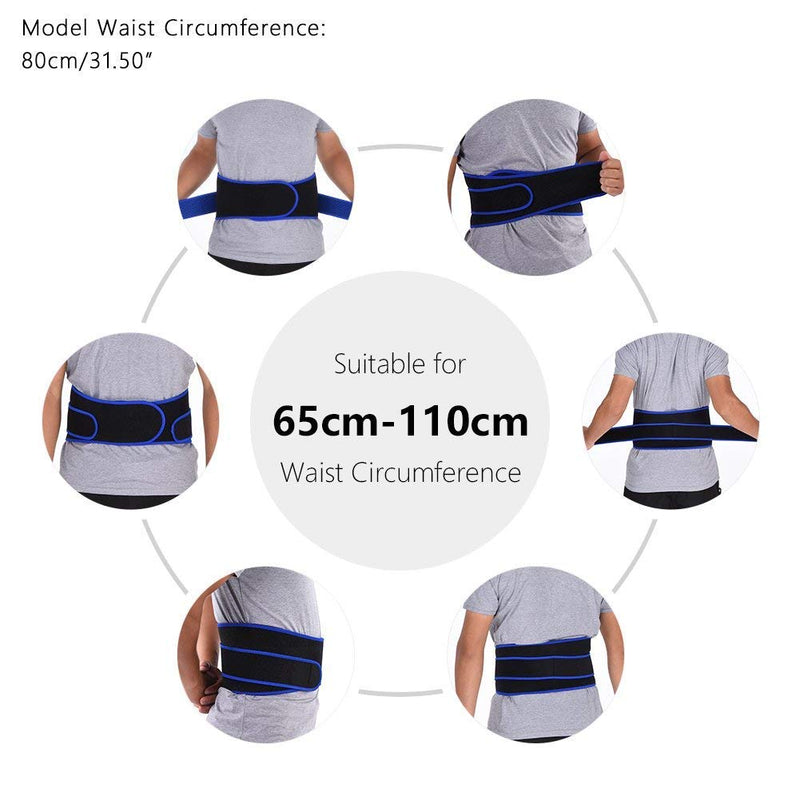 [Australia] - Back Waist Support, Adjustable Breathable Back Waist Support Lumbar Brace Belt Helps Relieve Lower Back Pain 