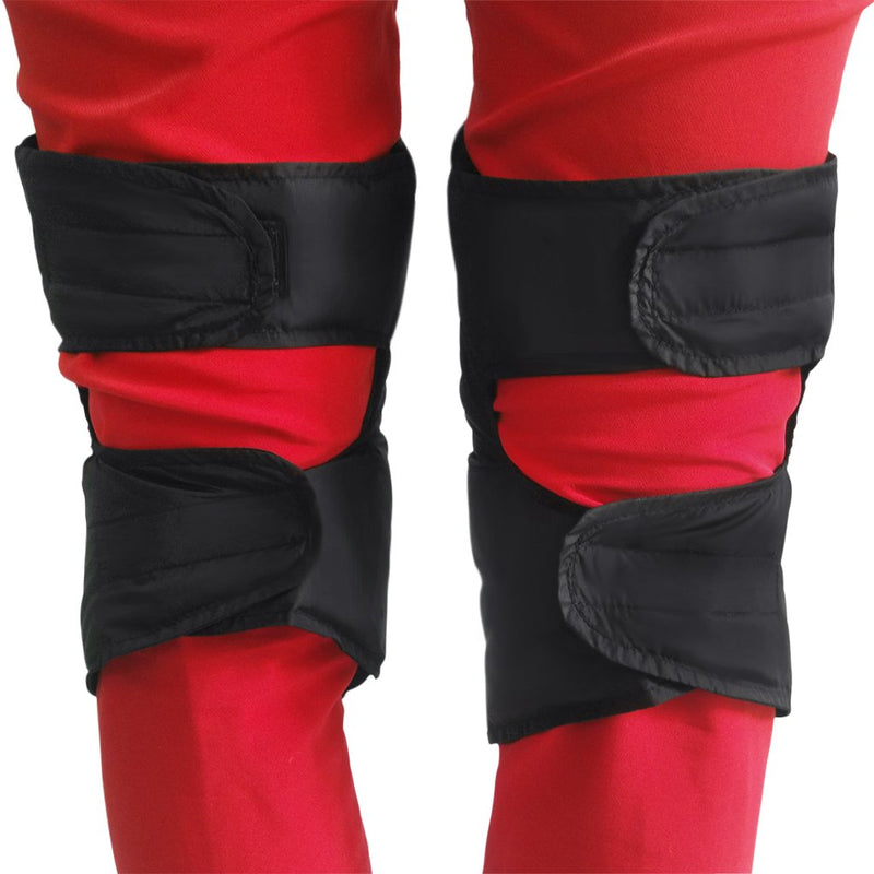 [Australia] - Older Men Women Windproof Cycling Knee Brace Cold Weather Thick Coldproof Knee Warmer Wraps Pads for Outdoor Motorcycle Biking Ski Snowboarding Sleding Arthritis 
