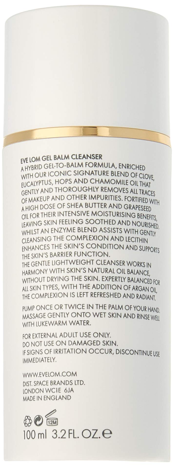 [Australia] - Eve Lom Gel Balm Cleanser, 100 ml 100 ml (Pack of 1) 