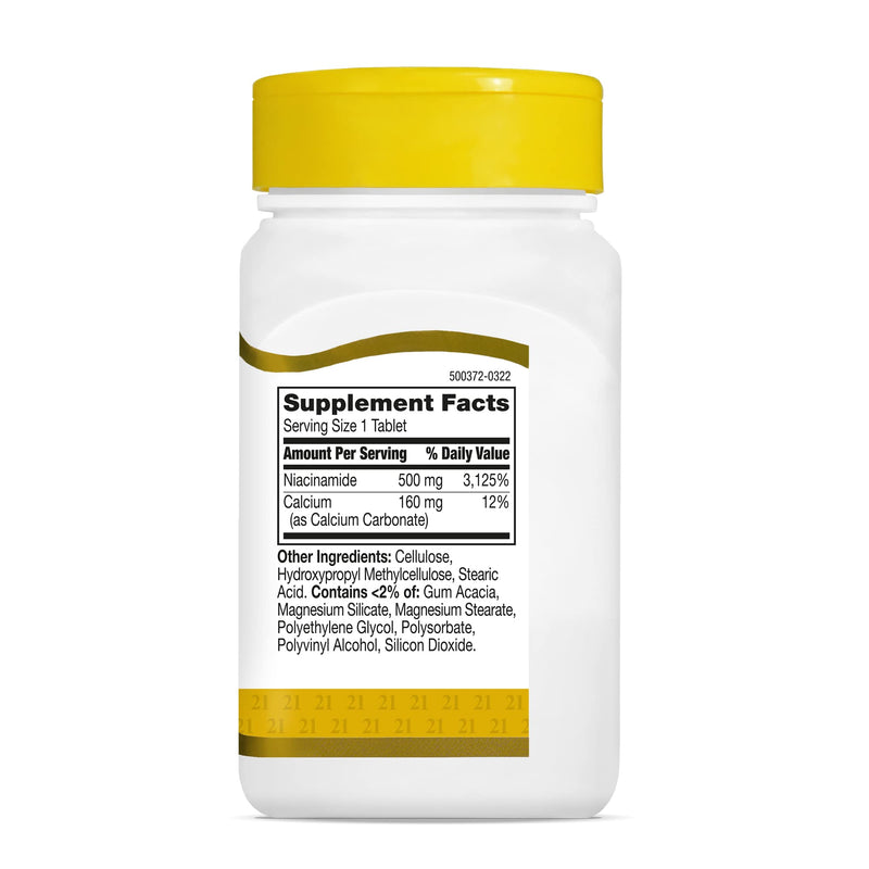 [Australia] - 21st Century Niacinamide 500 mg Prolonged Release Tablets, 110-Count 