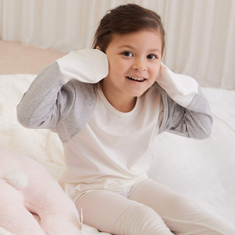 [Australia] - Edenswear Zinc-Infused Mitten Sleeves for Kids with Eczema 18 Months Blue 