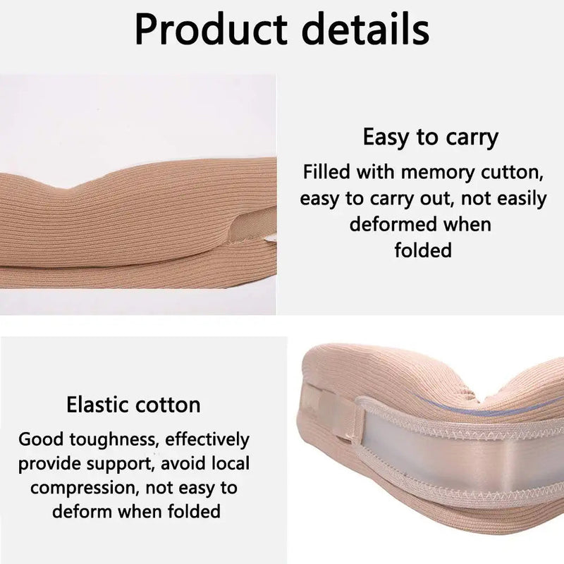 [Australia] - Kangwell Neck Support | Cozy Fabric, Magic Tape Design, Adjustable Band, Suitable for The People Have Neck Problem, Officers who Sit for A Long Time and People who Drive (Medium) Medium 