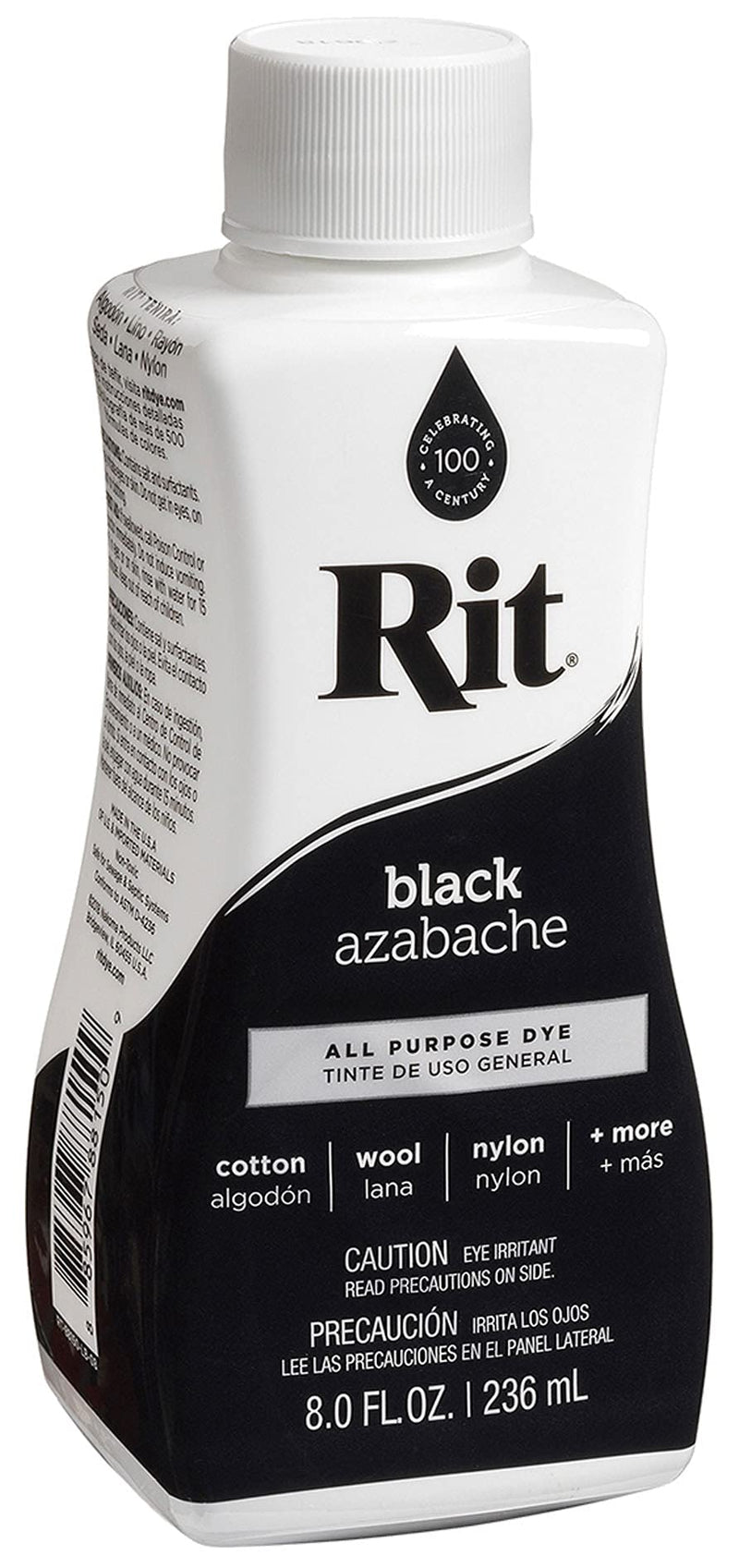[Australia] - Rit Dye 88150 All Purpose Liquid Dye, Black, 8 Fl Oz 1 