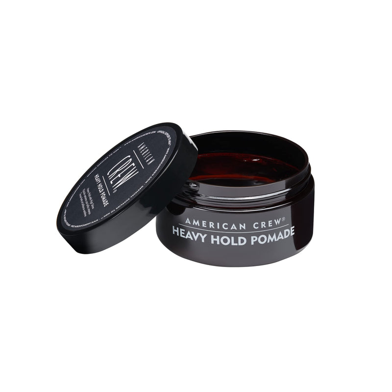[Australia] - American Crew Heavy Hold Pomade with High Hold & Shine for Smooth & Sculpted Styles (85g) Water-based Formula, Hair Styling for Men 