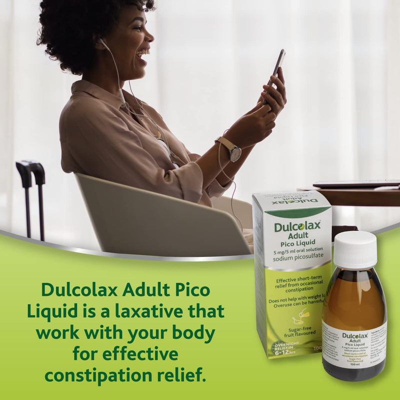 [Australia] - Dulcolax Adult Pico Liquid - Constipation Relief Laxative 5mg/5ml Sodium Picosulfate Liquid Oral Solution - 100ml 