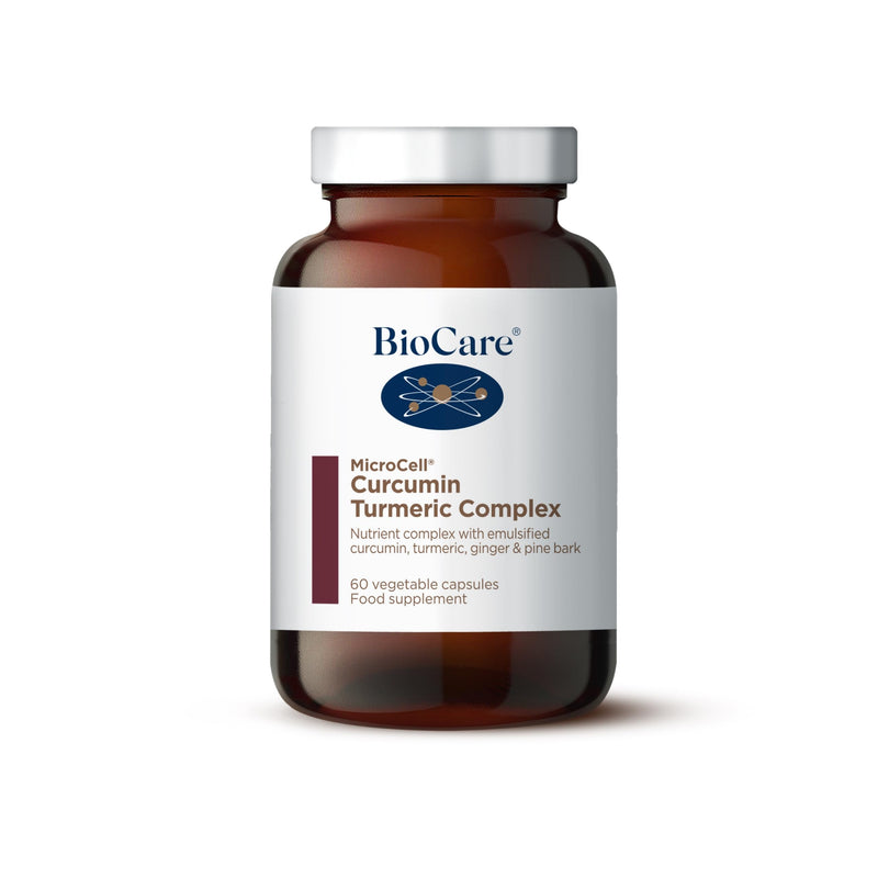 [Australia] - BioCare MicroCell Curcumin Turmeric Complex | Micellised Curcumin with Turmeric, Ginger and Pine Bark | Suitable for Vegetarians and Vegans - 60 Capsules 