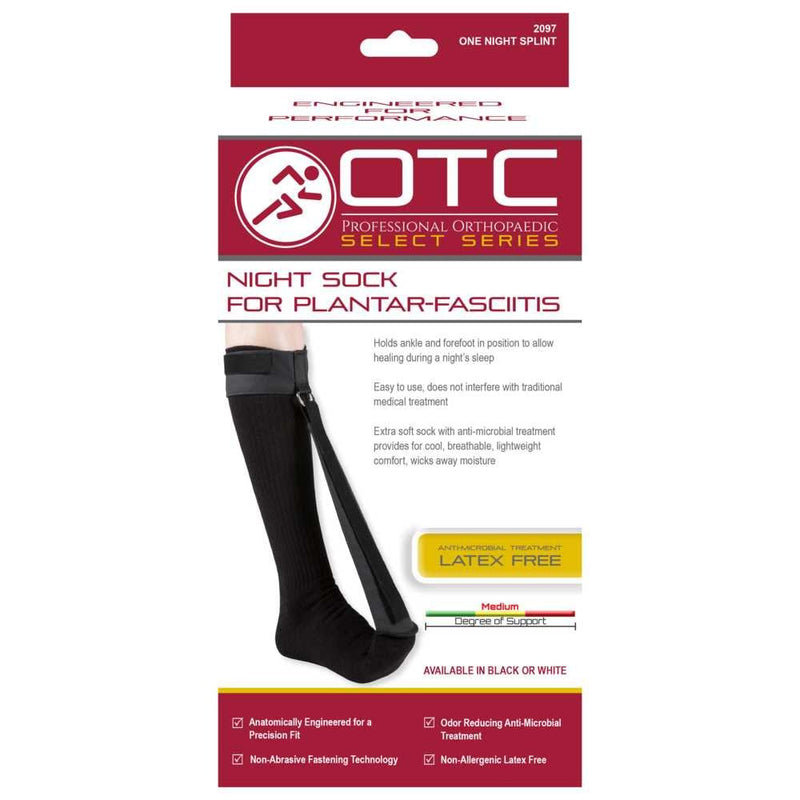 [Australia] - Night Sock, Plantar Fasciitis, Achilles Tendonitis, Step Arch Tight Calf Muscle Support, White, Small 
