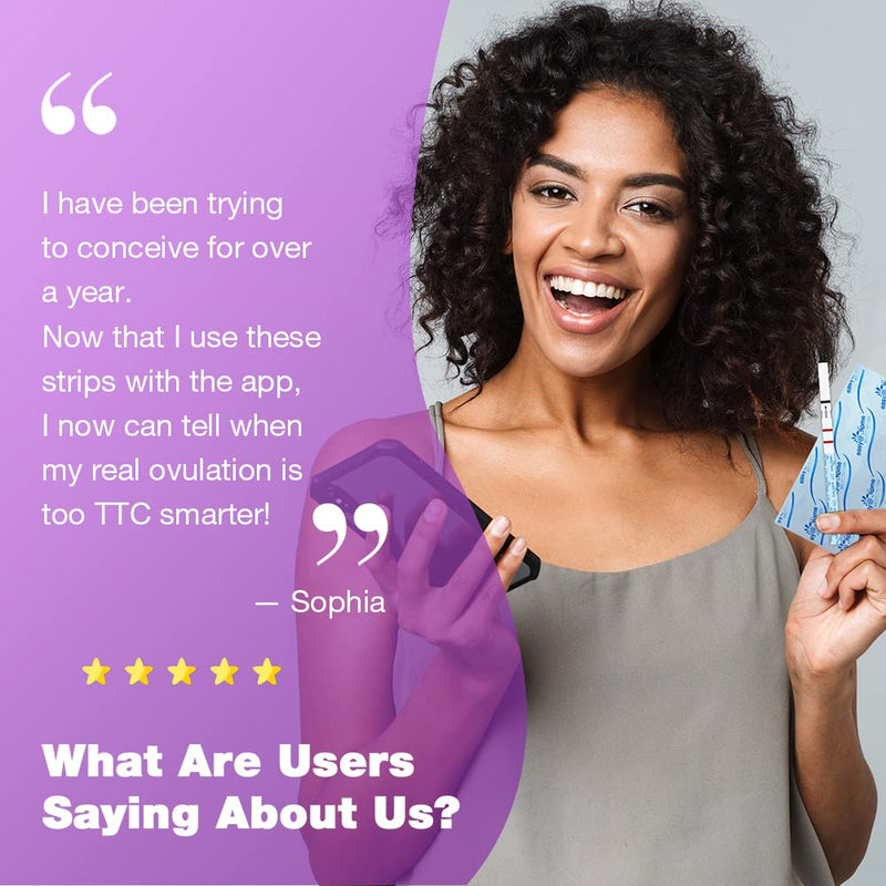 [Australia] - Ovulation Fertility Test Predictor Kit: Easy@Home 20 LH + 5 HCG Strips Accurate Fertility Test for Women Ovulation Monitor - Powered by Premom Ovulation Tracker App 20LH+5HCG 