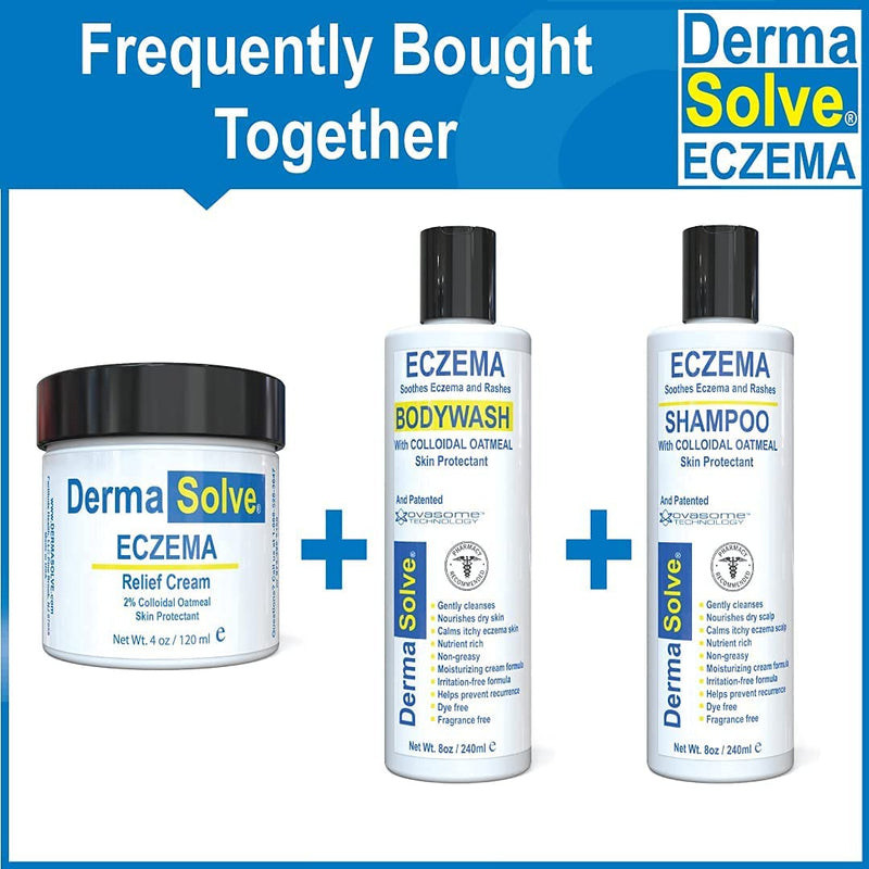 [Australia] - Eczema Relief Body Wash by DermaSolve (2 Pack) | Full Body Eczema Therapy Body Wash That Protects, Moisturizes, and Repairs Skin - Kids, Babies & Adults - Steroid Free 