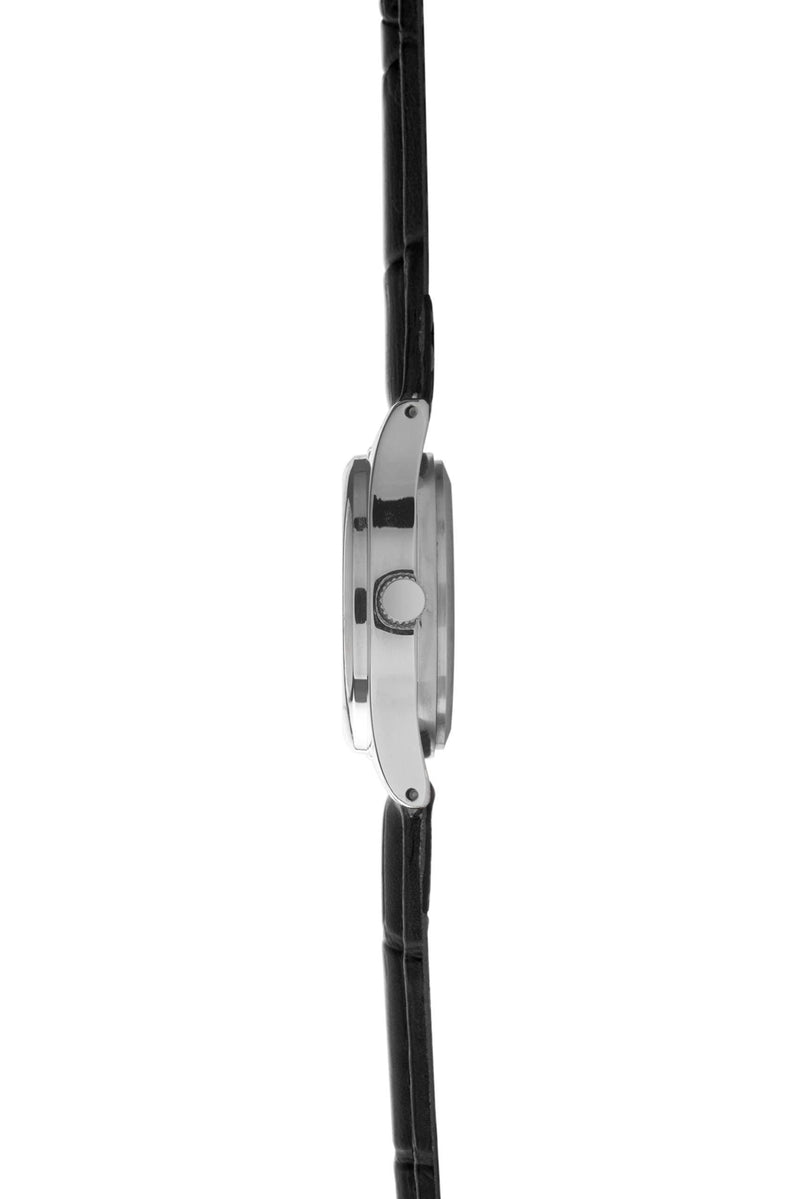 [Australia] - Sekonda Womens Analogue Classic Quartz Black Strap/Silver Case Numbers 