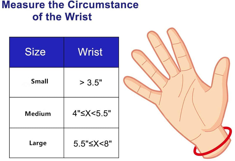 [Australia] - Tpfox Thumb Splint/Thumb Wristband Suitable for Thumb Brace for Arthritis or Soft Tissue Injuries (Medium Left Hand) Medium Left Hand 