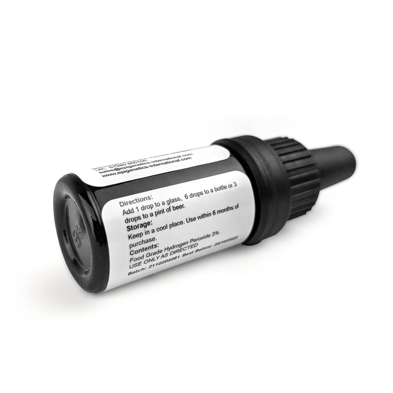 [Australia] - Sulfite Clear 5ml | 3% Food Grade Hydrogen Peroxide | Sulphite Remover Drops | Premium UV Blocking Miron Violet Glass & Pipette Dropper 