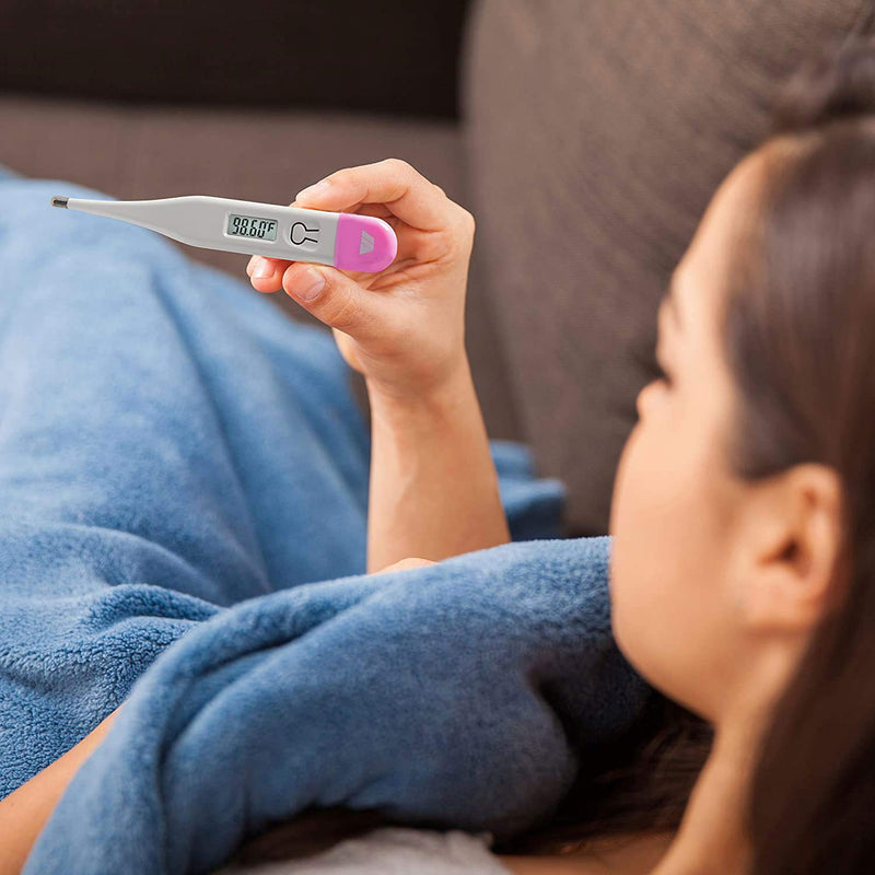 [Australia] - MABIS Digital Basal Body Thermometer for Ovulation Tracking, Fertility, Period Tracking and Natural Family Planning with Beeper and Memory, Oral Use Only 