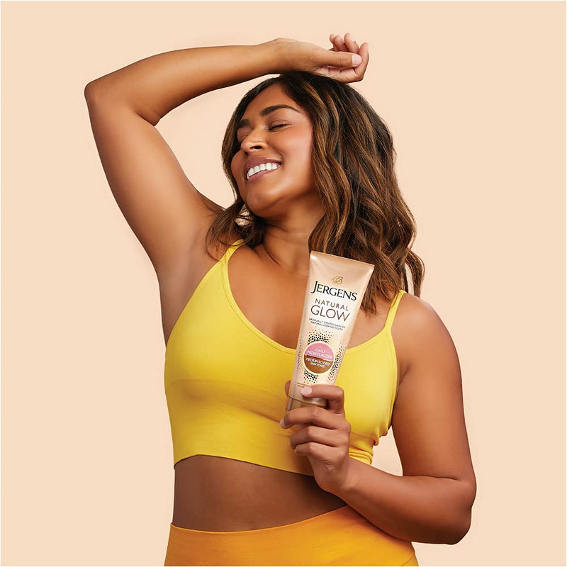 [Australia] - Jergens Nat Glow Med/Tan Size 7.5z Jergens Natural Glow Daily Moisturizer For Medium/Tan Skin 