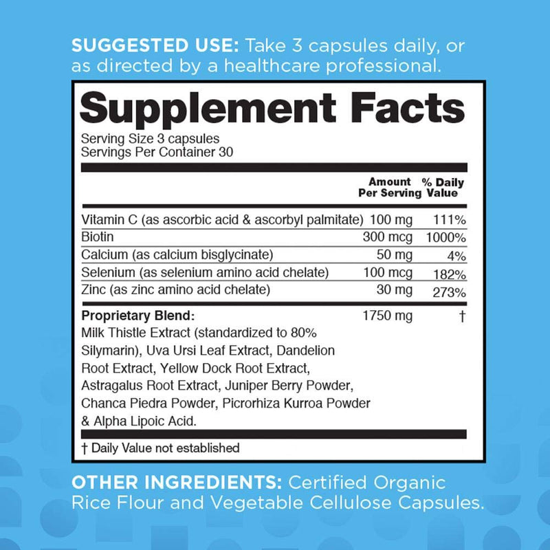 [Australia] - nbpure Liver Fend Liver Detox and Cleanse Milk Thistle Supplement, 90 Count 
