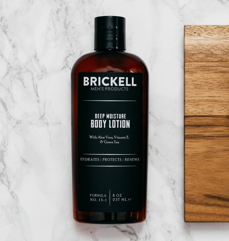 [Australia] - Brickell Men's Deep Moisture Body Lotion for Men, Natural and Organic Protects and Hydrates Dry Skin, 237 ml, Scented‚Ä¶ 