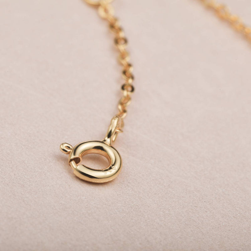 [Australia] - Necklace Extenders Necklace Chains Sterling Silver Bracelet Anklet Extenders Set 2, 3, 4, and 6 Inches in Silver, Gold, and Rose Gold Gold Plated Set 2", 3",4", 6" 