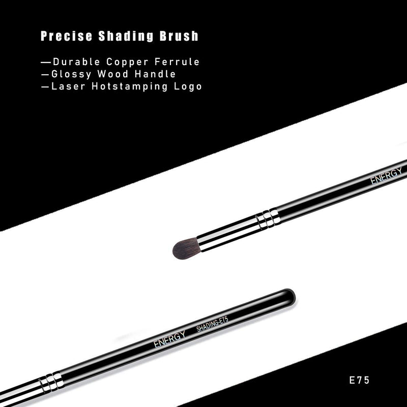 [Australia] - ENERGY Eye Shadow Blending Brush E75 Precision Application Synthetic for Mineral Powder Cream Makeup Tool 