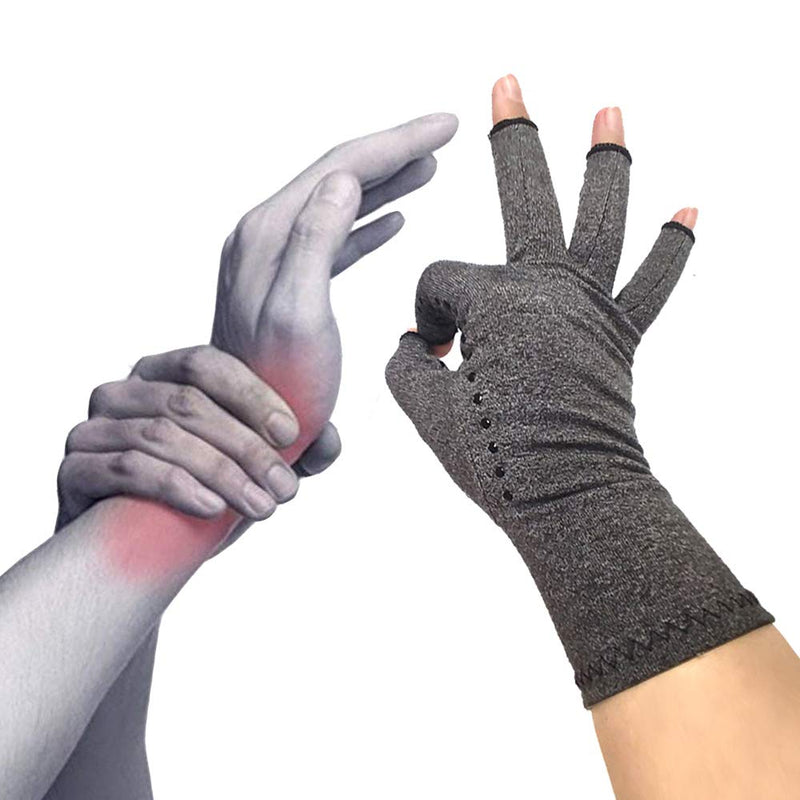 [Australia] - Compression Arthritis Gloves for Men Women Arthritis Compression Gloves Medium (1 Pair) 