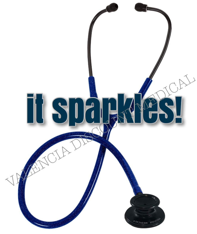 [Australia] - Prestige Medical Clinical Lite Stethoscope, Stealth/Navy Sparkles 