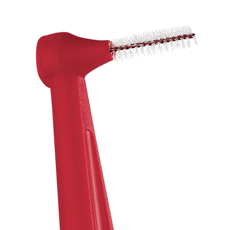 [Australia] - Tepe Angled 0.5mm Red Interdental Brushes - Pack of 6 6 count (Pack of 1) 